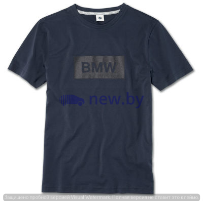 Мужская футболка BMW T-Shirt, Men, Dark Blue, артикул 80142454587