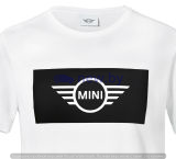 Мужская футболка MINI Wing Logo T-Shirt Men's, White/Black, артикул 80142460785 Мужская футболка MINI Wing Logo T-Shirt Men's, White/Black, артикул 80142460785