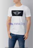 Мужская футболка MINI Wing Logo T-Shirt Men's, White/Black, артикул 80142460785 Мужская футболка MINI Wing Logo T-Shirt Men's, White/Black, артикул 80142460785