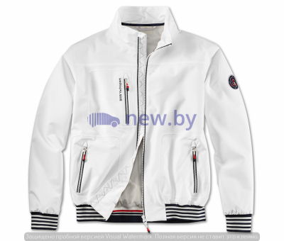 Легкая мужская куртка BMW Yachtsport Jacket, Men, White, артикул 80142461045
