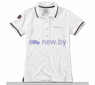 Женская рубашка-поло BMW Yachtsport Polo Shirt, Ladies, White, артикул 80142461050