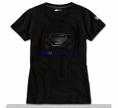 Женская футболка BMW M8 GTE Motorsport T-Shirt, Ladies, Black, артикул 80142461066