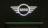Мужская футболка MINI T-Shirt CI Wing Logo Men’s, Black/British Green, артикул 80145A0A582 Мужская футболка MINI T-Shirt CI Wing Logo Men’s, Black/British Green, артикул 80145A0A582