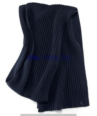 Вязаный шерстяной шарф BMW Knitted Scarf, Dark Blue, артикул 80162454625