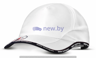 Бейсболка BMW Yachtsport Cap, Unisex, White/Black, артикул 80162461056