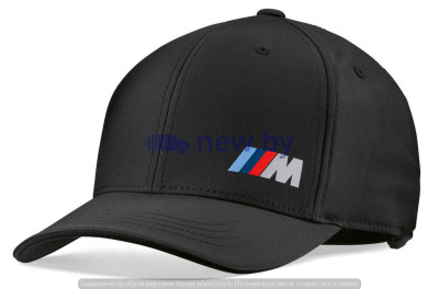 Бейсболка унисекс BMW M Logo Cap, Colour Black, артикул 80162467729