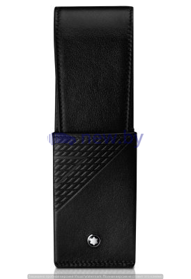 Кожаный футляр для двух ручек BMW Montblanc Pen Case, Black, артикул 80212413717