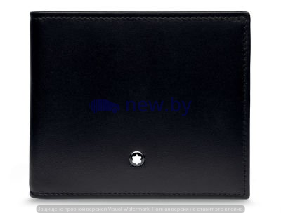 Кожаный кошелек BMW Wallet without Coin Compartment, by Montblanc, Black, артикул 80212450914
