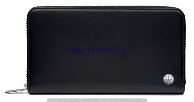 Кожаное портмоне BMW Wallet, Horizontal, Black, артикул 80212454669