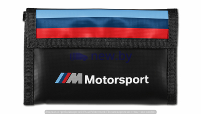 Кошелек BMW M Motorsport Wallet, Black, артикул 80212461148