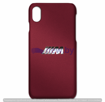 Чехол BMW M для iPhone XS, Burgundy, артикул 80212463092