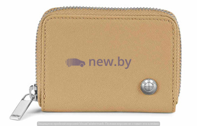 Кожаный кошелек BMW Leather Wallet, Small, Sand/Orange, артикул 80212466215