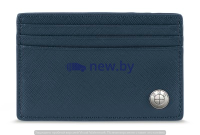 Кожаный футляр для кредитных карт BMW Credit Card Holder, Fashion, Blue, артикул 80212466216