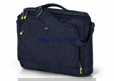 Наплечная сумка BMW Active Messenger Bag, Blue Nights / Wild Lime, артикул 80222461032