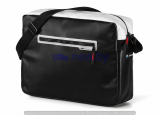 Городская сумка BMW M Motorsport Messenger Bag, Black/White, артикул 80222461144 Городская сумка BMW M Motorsport Messenger Bag, Black/White, артикул 80222461144
