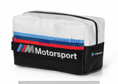 Дорожный несессер BMW M Motorsport Personal Care Bag, Black/White, артикул 80222461147
