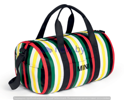 Спортивно-туристическая сумка MINI Duffle Bag Striped, артикул 80222463261