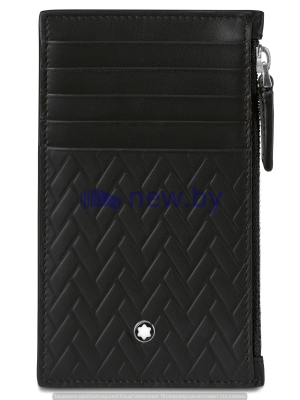 Кожаный кошелек BMW Zip Case, by Montblanc, Black, артикул 80225A099D9