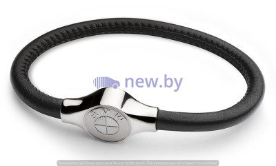 Кожаный браслет унисекс BMW Leather Bracelet, Unisex, артикул 80232410952