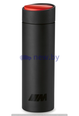 Термокружка BMW M Thermal Mug, Black/Red, артикул 80232466311