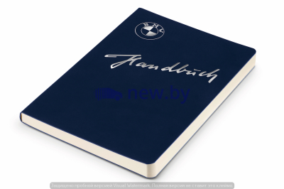 Записная книжка BMW Classic Notebook, DIN A5, Blue, артикул 80242463135