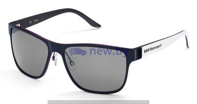 Солнцезащитные очки BMW Motorsport Sunglasses, Unisex, White/Team Blue, артикул 80252446458