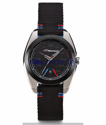 Мужские наручные часы BMW M Motorsport Watch, Men, Black/Silver, артикул 80262463266