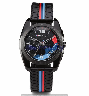 Мужской хронограф BMW M Motorsport Chrono Watch, Men, Black, артикул 80262463267