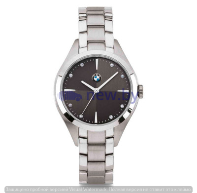 Женские наручные часы BMW Logo 3 Hand Watch, Ladies, Silver/Grey, артикул 80262473266