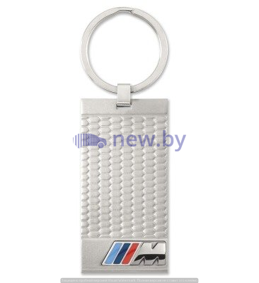 Брелок BMW M Stainless Steel Key Ring Pendant, артикул 80272410928