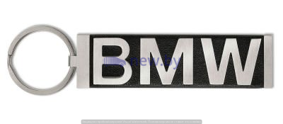 Брелок BMW Key Ring Pendant, Wordmark, Black, артикул 80272411126