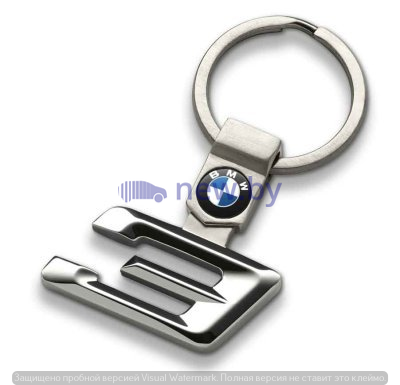 Брелок BMW 3 Series Key Ring, Silver, артикул 80272454649