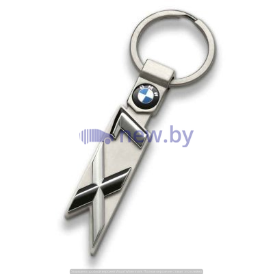 Брелок BMW X1 Key Ring, Silver, артикул 80272454656