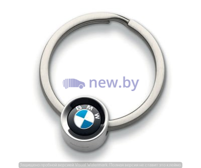 Брелок BMW Logo Key Ring, Silver, артикул 80272454771