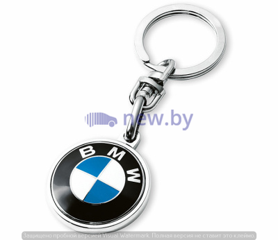 Брелок с эмблемой BMW Key Ring Pendant, BMW Logo, артикул 80272454773