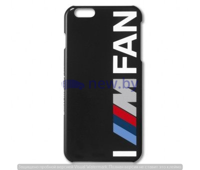 Крышка BMW для Apple iPhone 6 Motorsport I ///M FAN Mobile Phone Case, Black, артикул 80282406091