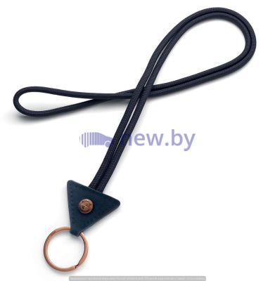 Шнурок с кольцом BMW Lanyard, Dark Blue, артикул 80282454631