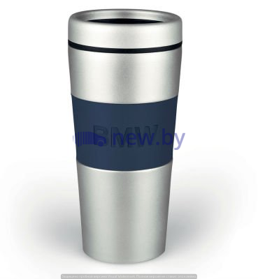 Термокружка BMW Logo Thermal Mug, Silver/Dark Blue, артикул 80282454639
