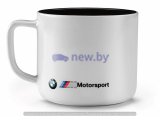 Керамическая кружка BMW M Motorsport Mug, White/Black, артикул 80282461129 Керамическая кружка BMW M Motorsport Mug, White/Black, артикул 80282461129