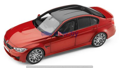 Модель автомобиля BMW M3 Competition (F80), Scale 1:18, Sakhir Orange, артикул 80432411553