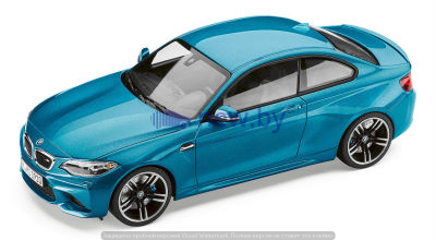 Масштабная модель автомобиля BMW M2, Long Beach Blue, 1:18 Scale, артикул 80432454833