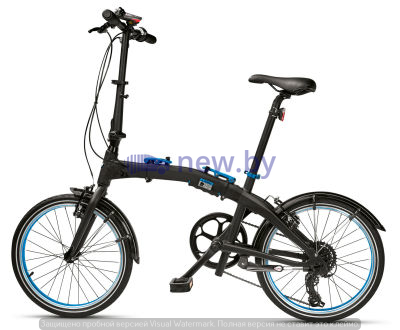 Складной велосипед BMW Folding Bike, Black/Blue, артикул 80912447964