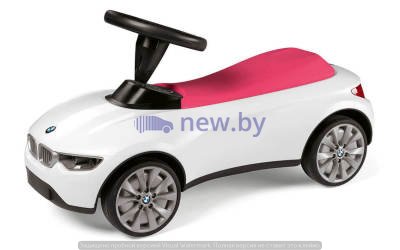 Детский автомобиль BMW Baby Racer III, White / Raspberry Red, артикул 80932413784
