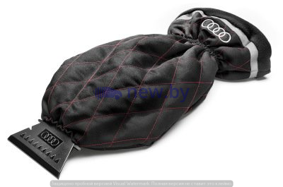 Cкребок с перчаткой Audi Ice Scraper with Glove, Red/Black, артикул 80A096010D
