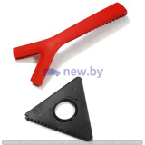 Многофункциональный скребок с рукояткой Audi Ice Scraper, Multi-functional, Red/Black, артикул 80A096010 Многофункциональный скребок с рукояткой Audi Ice Scraper, Multi-functional, Red/Black, артикул 80A096010