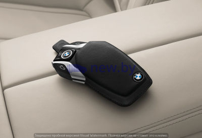 Кожаный футляр для ключа BMW Display Key Case, артикул 82292365436