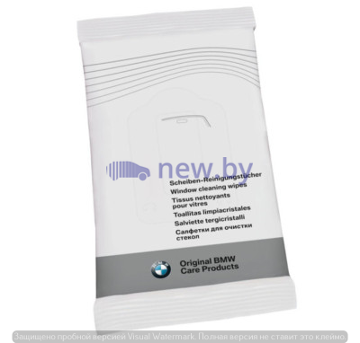 Салфетки для очистки стекол BMW Window Cleaning Wipes, артикул 83122298227