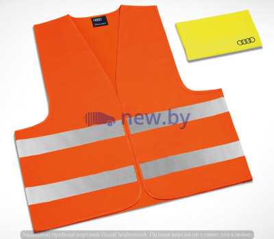 Набор из двух аварийных жилетов Audi для взрослых, артикул 8X0093056C