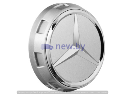 Колпачок ступицы колеса Mercedes Hub Caps, дизайн AMG, серый, артикул A00040009009790