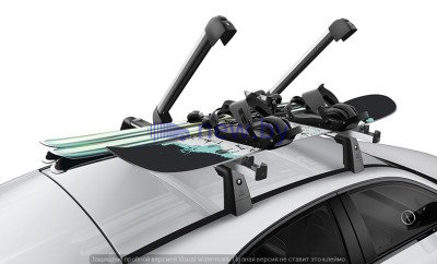 Крепление Mercedes New Alustyle Comfort для перевозки лыж и сноубордов, артикул A0008900393